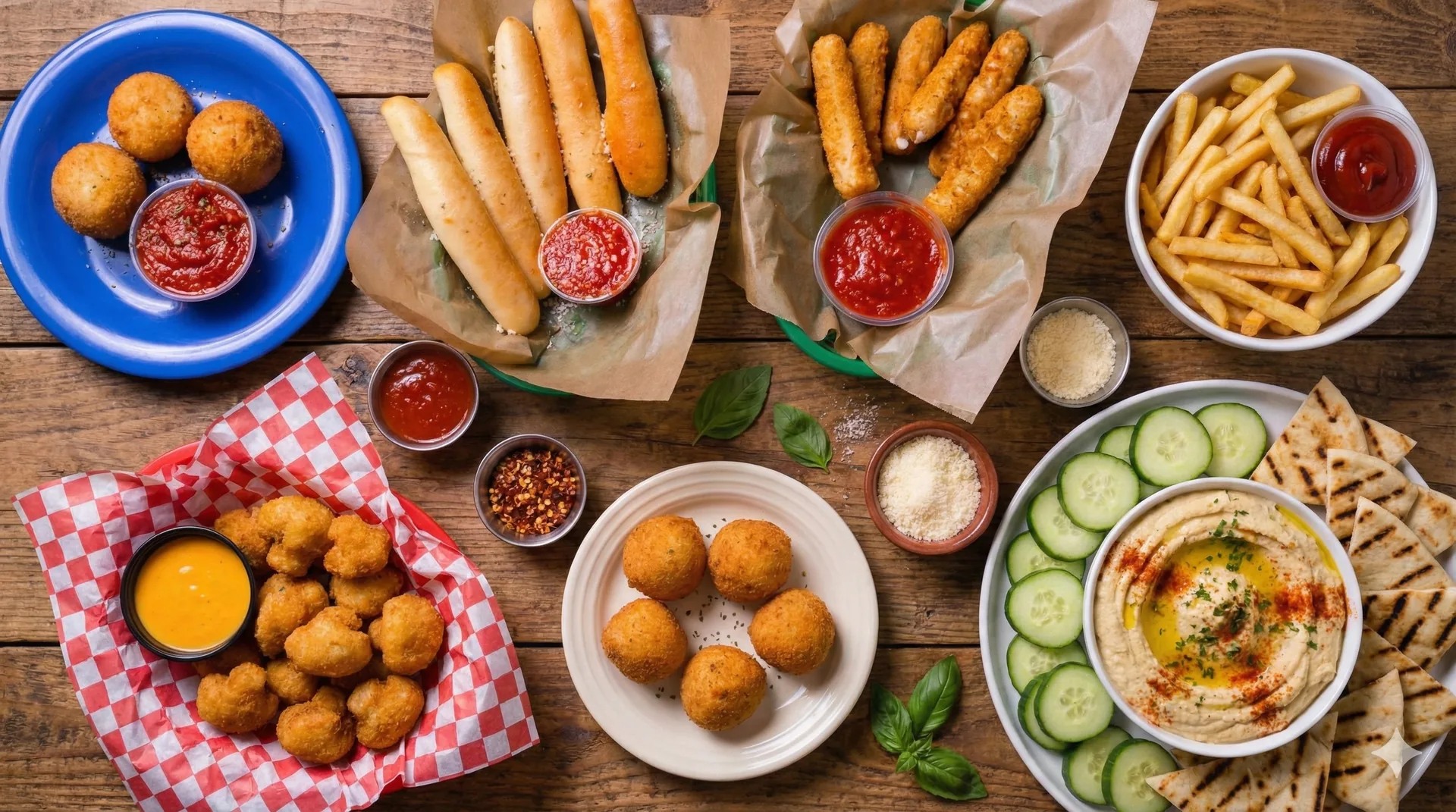 Appetizers and sides at Eleni's